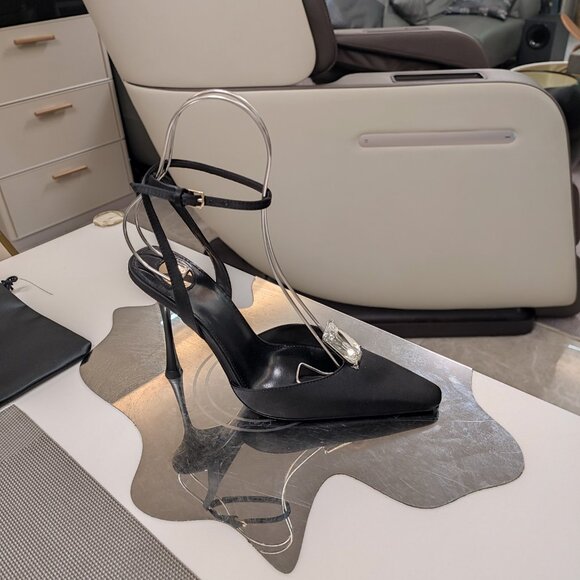 YSL Crystal Embellished Heels for Glam Moments - Picture 2 of 8